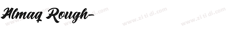 Almaq Rough字体转换 Almaq Rough字体转换